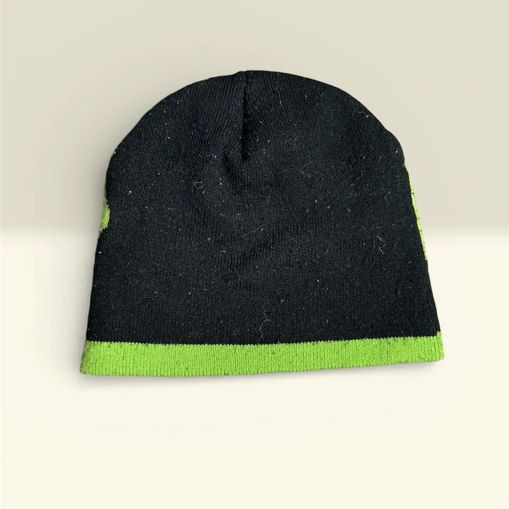 Green Teenage Mutant Ninja Turtles Beanie FAIR condition